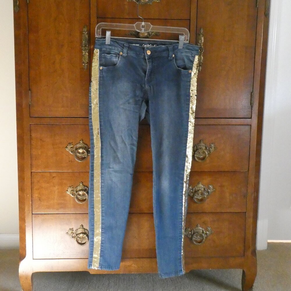 Cat & Jack Super Skinny Stretch Denim Jeans Juniors Size 16